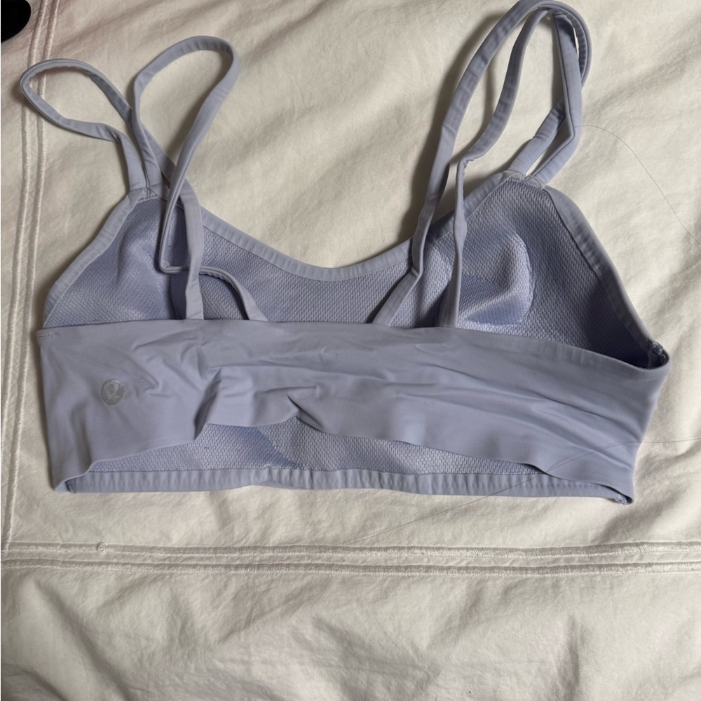 Women's lululemon light blue sports  bra